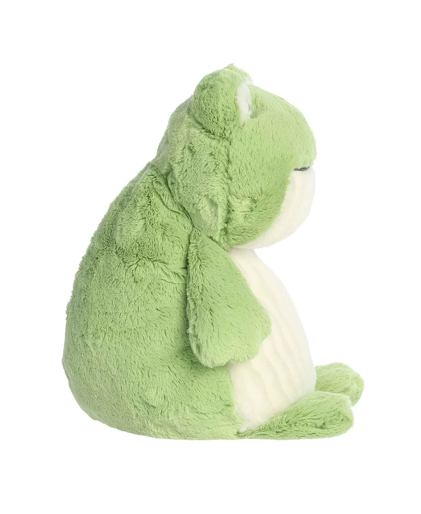 Aurora Large Fuzzy Frog Huggle Pals Cuddly Plush Toy Green 12.5"