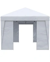 Spacious Pop-Up Instant Shade Canopy with Custom Height Adjustments