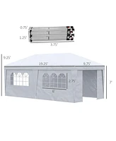 Streamdale Furniture Spacious Pop-Up Instant Shade Canopy with Custom Height Adjustments