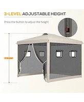 Portable & Screened Pop-Up Canopy for Outdoor Events