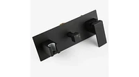 Hot Sale Matte Black Wall Mounted Bathroom Complete Shower Set