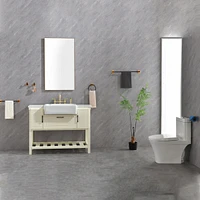 6 Piece Bathroom Towel Rack Set Wall Mount 0007