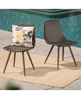 Simplie Fun Stylish & Durable Wicker Dining Chairs for Chic Patios