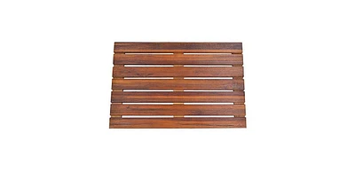 Simplie Fun Teak Wood Bathroom Anti-Slip Mat