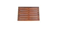 Simplie Fun Teak Wood Bathroom Anti-Slip Mat