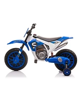 Streamdale Furniture Kids Ride-On Quad Bike with Training Wheels and Safety Belt