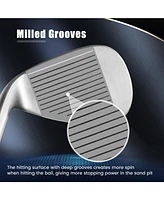 Slickblue Golf Sand Wedge Degree Gap Lob Wedge with Grooves Right Handed- Degrees