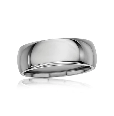 Metallo High Polished Tungsten Ring