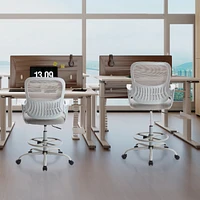 Ergonomic Drafting Chair Tall Standing Desk Office Chair