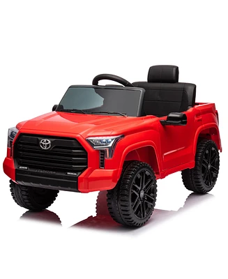 Simplie Fun Licensed Toyota Tundra Kid Ride-On Truck with Authentic Driving Experience