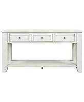 Streamdale Furniture 55" Modern Console Table Sofa Table For Living Room With 3 Drawers And 1 Shelf