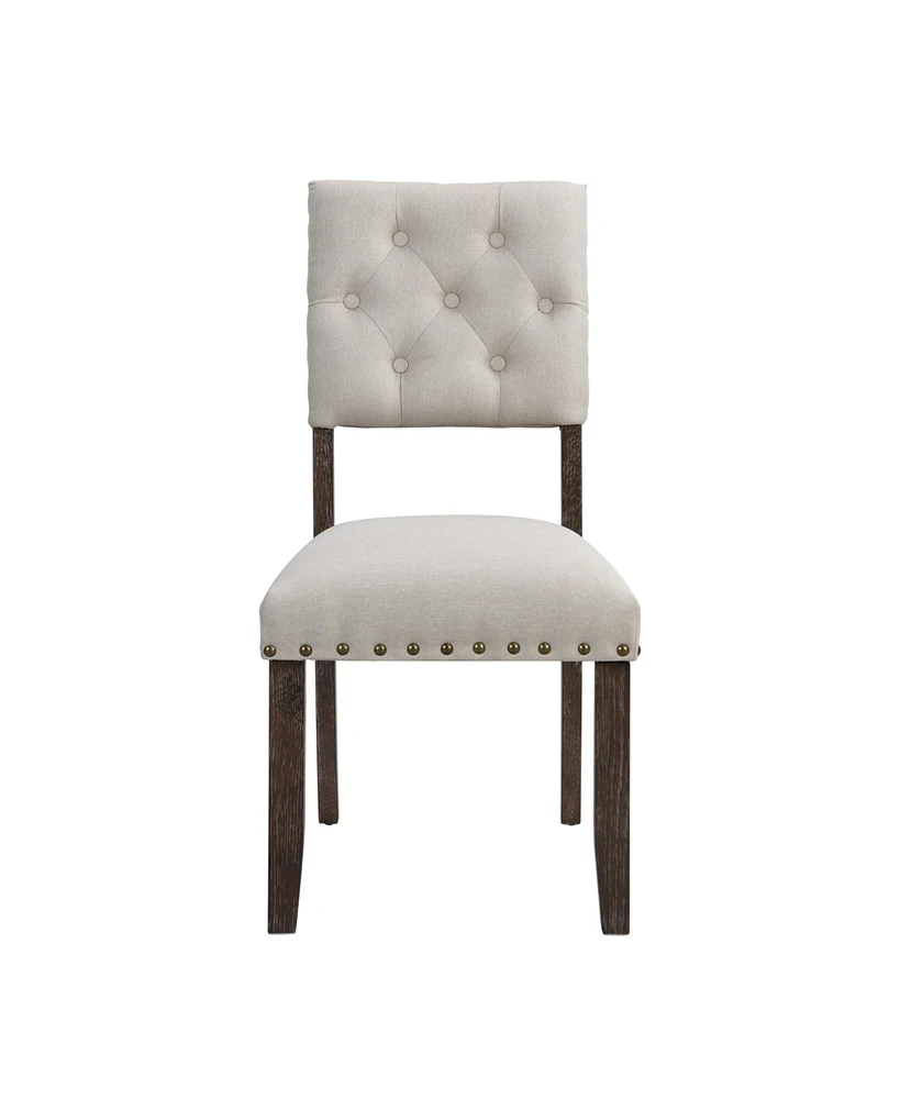 Simplie Fun Mid-Century Modern Rivetted High-Back Chair Sophistication and Comfort