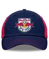 Fanatics Men's Navy/Red New York Red Bulls Iconic Blocked Fundamental Adjustable Hat