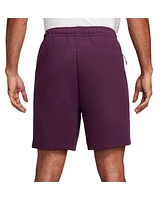 Nike Men's Burgundy Paris Saint-Germain 2024/25 Tech Fleece Shorts