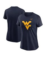 Nike Women's Navy West Virginia Mountaineers Primetime Evergreen Logo T-Shirt