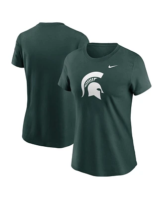 Nike Women's Green Michigan State Spartans Primetime Evergreen Logo T-Shirt