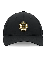 Fanatics Signature Men's Black Boston Bruins Front Office Ripstop Adjustable Hat