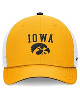 Nike Men's Gold Iowa Hawkeyes Letter Logo Trucker Adjustable Hat