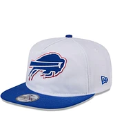 New Era Men's White/Royal Buffalo Bills 2024 Nfl Training Camp Golfer Snapback Hat