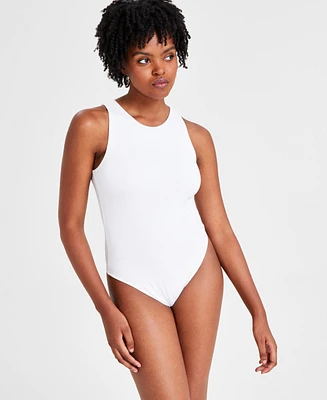 Bar Iii Women's Sleeveless Jersey Bodysuit, Created for Macy's