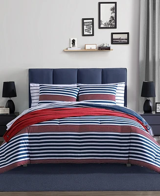 Nautica Kennedy Stripe 3 Piece Comforter Set