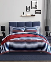 Nautica Kennedy Stripe 3 Piece Comforter Set