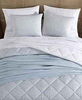 Closeout! Nautica Windsor Seersucker Piece Comforter Set