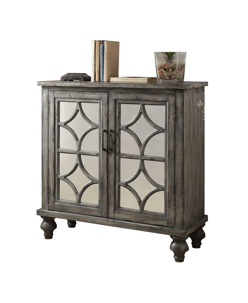 Simplie Fun Velika Console Table in Weathered Gray