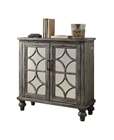 Simplie Fun Velika Console Table in Weathered Gray