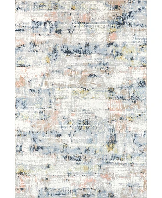 Nuloom Motion Aaliyah 8'10"x12' Area Rug - Blue