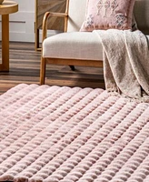 Nuloom Washable Faux Rabbit Jeni Rug Collection