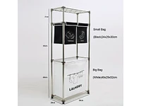 Streamdale Furniture 3 Tier Laundry Sorter with 4 Removable Bags