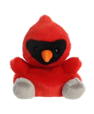 Aurora Mini Louis Cardinal Palm Pals Festive Plush Toy Red 5"