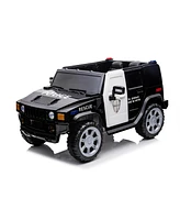 Streamdale Furniture 4-Wheel Electric Ride-On Car with Music, Lights, and Remote Control