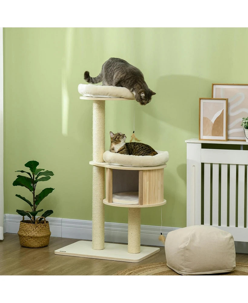 Streamdale Furniture Ultimate Cat Paradise Hideaway, Scratchers, Toy, Cushions