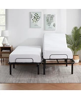 Clara Clark Adjustable Head & Foot Zero Gravity Bed Base - Wireless Remote - Fast & Easy Assembly