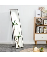 Streamdale Furniture Shatterproof, Explosion-Proof, Solid Wood Framed Mirror with Accessories