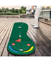 Slickblue Golf Putting Green Set for Indoor Outdoor Use