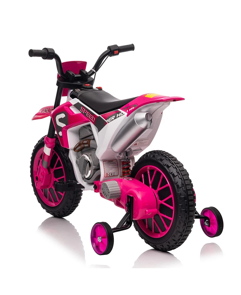 Simplie Fun Premium Ride-On Motorbike with Safety Features for Kids Ages 3-6