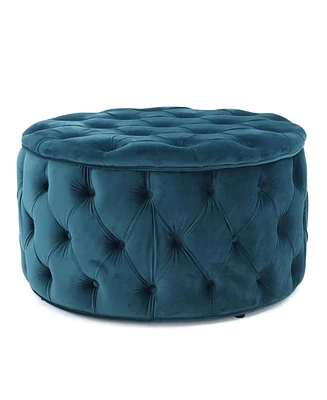 Simplie Fun Plush Comfort Footstool Versatile, Durable, and Stylish