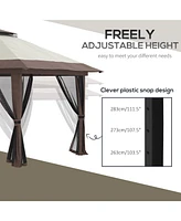 Adjustable Pop-Up Canopy with Uv Protection and Stability
