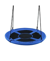 Slickblue 40 Inch Flying Saucer Tree Swing Indoor Outdoor Play Set