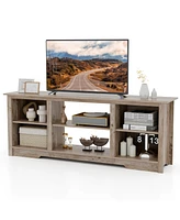 Slickblue 70-Inch Tv Stand for up to 75" Flat Screen TVs with Adjustable Shelves