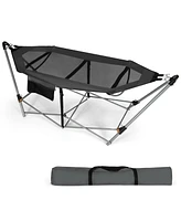 Slickblue Portable Folding Hammock with Stand