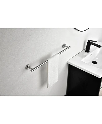 Simplie Fun 6 Piece Stainless Steel Bathroom Towel Rack Set Wall Mount