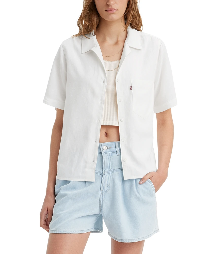 Levi's Plus Cotton Button-Front Resort Shirt