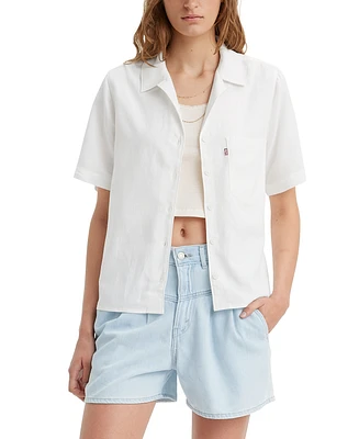 Levi's Plus Cotton Button-Front Resort Shirt