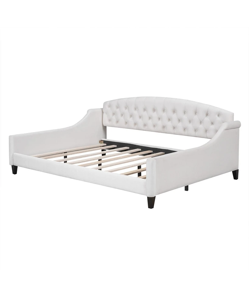 Streamdale Furniture Modern Luxury Tufted Button Daybed