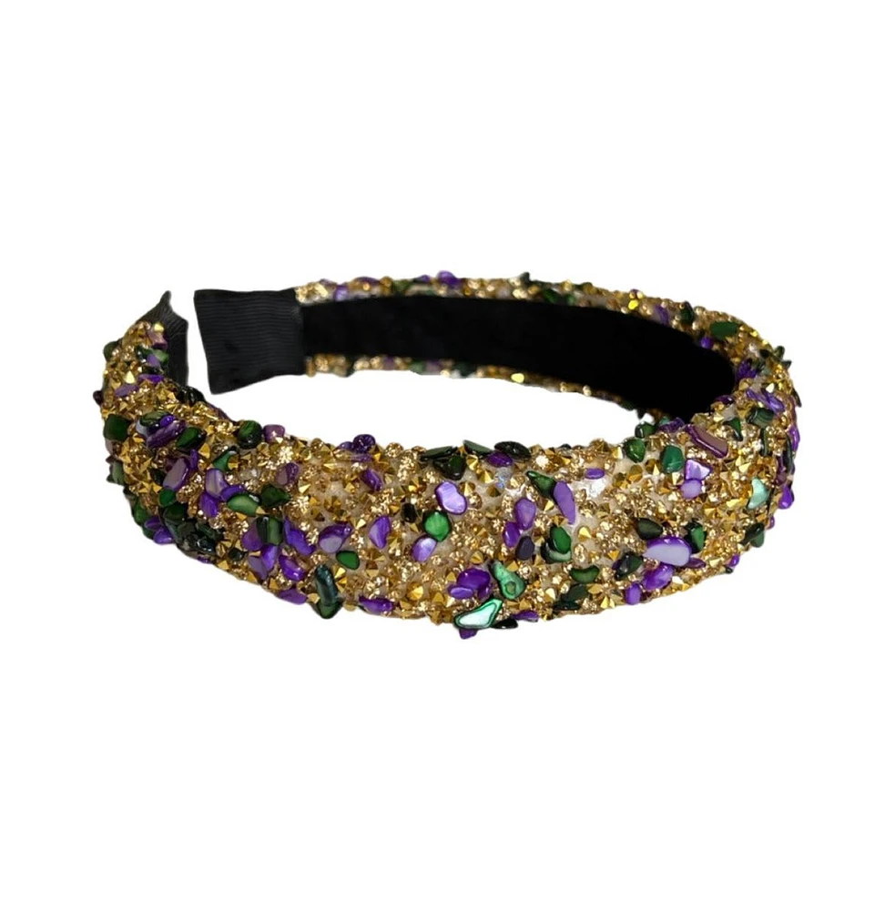 Headbands of Hope Women s All That Glitters Headband - Mardi Gras Inspired