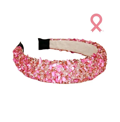 Women s All that Glitters Headband - Pink + Pink